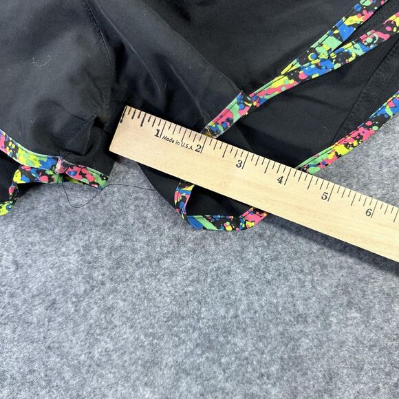 Nike Dri-FIT Running Shorts Womens XL Black Tempo Multicolor Trim Athletic - Picture 8 of 9